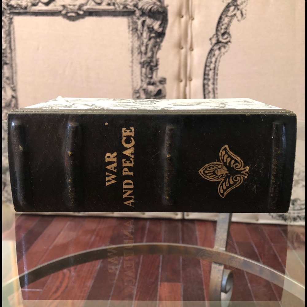 Faux book for storage hide valuables or the remote